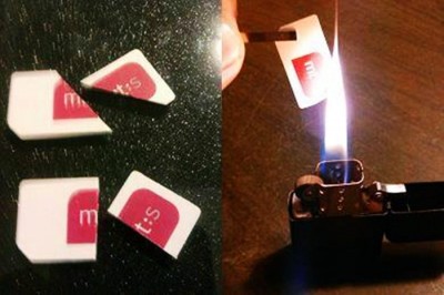 SVI KAO JEDAN SLUŠAJU DULETA: Grobari uništavaju MTS kartice! (FOTO)