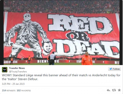 HAOS NA BELGIJSKOM DERBIJU: Defur izazvao nerede, dobio crveni… (VIDEO) (FOTO)