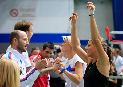 FED KUP: Srbija povela protiv Hrvatske, Jorovićeva sjajna (FOTO)