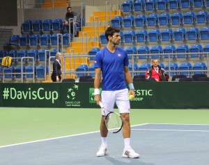 OPŠTI HAOS: Novak Đoković trenirao u Kraljevu (FOTO)