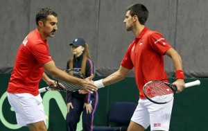 DEJVIS KUP: Nole i Ziki se igrali u dublu, Srbija je u četvrtfinalu!
