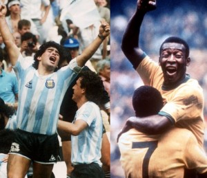 SUSRET LEGENDI: Ko kaže da se Maradona i Pele ne vole, rastužiće vas kako Brazilac izgleda, a oduševiti potezi Argentinca (VIDEO)