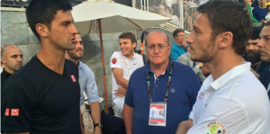 SPEKTAKL: Nole i princ Rima zajedno na terenu (FOTO) (VIDEO)