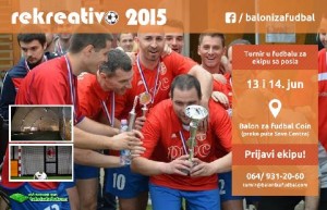 REKREATIVO 2015: Učestvuj i ti – iz kancelarije na fudbalicu! (FOTO)