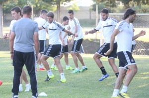 FOTOGALERIJA: Partizan odradio oficijalni trening pred meč sa Dilom