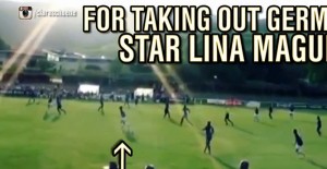 U PRAVOM SMISLU TE REČI: Dvanaesti ‘igrač’ utrčao u teren i uklizao igračici Frajburga (VIDEO)