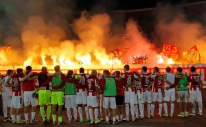 TAKO SE SLAVILO: Fudbaleri Crvene zvezde i Delije zajedno u Razgradu! (VIDEO)