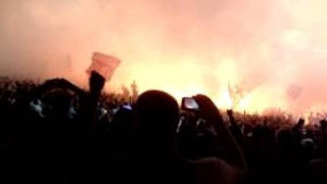 Spektakl Delija na meču protiv Javora