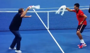 US OPEN: Đoković lako pobedio, pa napravio šou (VIDEO)