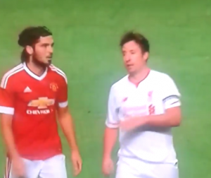 NIMALO PRIJATELJSKA UTAKMICA: Robi Fauler ‘zakačio’ bivšeg fudbalera Zvezde, a ovaj mu nije ostao dužan (VIDEO)