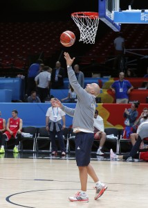 Trening košarkaške reprezentacije Srbije u Lilu