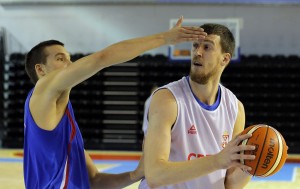 Trening Srbije uoči polufinala EP