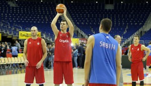 Trening reprezentacije Srbije