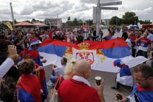 POVEĆANE MERE BEZBEDNOSTI: Nemci ništa ne prepuštaju slučaju uoči duela Srbije i Turske (FOTO)