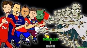 NOČ VEŠTICA: Najbolji fudbaleri sveta i njihovi menadžeri se bore protiv – zombija! (VIDEO)