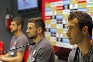 Mitrović, Tomović i Milivojević pred meč sa Albanijom