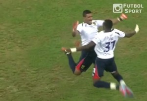 SREĆA, SREĆA RADOST: Slavio gol, umalo se povredio (VIDEO)