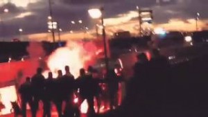 Sukob Grobara i holanske policije