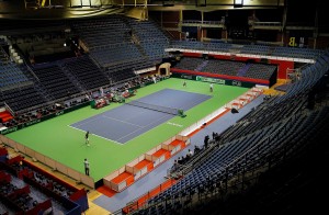 DEJVIS KUP: Teren postavljen u Pioniru, bez Noleta na treningu (FOTOGALERIJA)