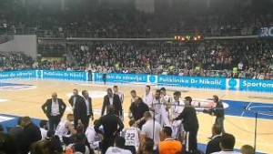 Mega Leks – Partizan, završnica meča