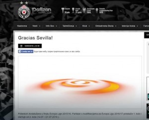 STIGLA I ČESTITKA IZ HUMSKE: Gracias Sevilla! (FOTO)