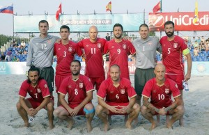 FUDBAL NA PESKU: Prvi gol Srbije, Švajcarska ipak prejaka