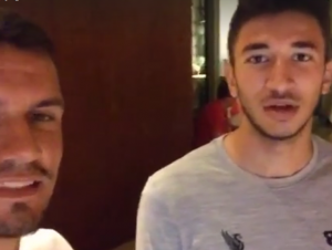 SRBIN JE POTPUNI HIT NA OSTRVU: Lovren imitirao ludu reakciju Grujića (FOTO)