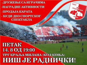 NIŠLIJE ZOVU: Napunite stadion na meču sa Zvezdom