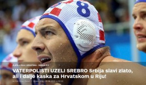 HRVATSKI MEDIJI O ZLATU VATERPOLISTA: Srbija prejaka za Hrvatsku (FOTO)
