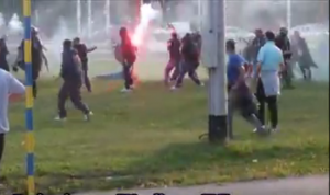 LUDILO U ZAGREBU: Ovako su Bed Blu Bojsi tukli navijače Juventusa! (VIDEO)