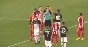 PARTIZANU ‘MAČ NAD GLAVOM’: Ko je lice koje je fizički nasrnulo na Mažića?