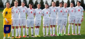 TROBOJKA U SRCU I NA OBRAZU: Zanimljiv tradicionalni ritual srpskih fudbalerki (FOTO)