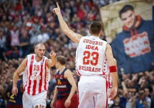 DE KOLO GA, IPAK, NADMAŠIO: Marko Gudurić u najboljem timu kola Evrolige