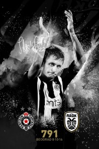 GEST VREDAN POŠTOVANJA: Reprezentativac i nekadašnji fudbaler Partizana pomogao izradu murala Saši Iliću (FOTO)