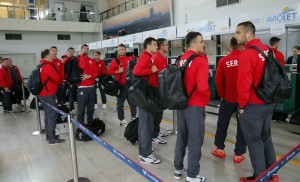 Reprezentacija Srbije otputovala u Moldaviju (FOTO)