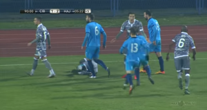 VIŠE OD IGRE: Opšta tuča u Vinkovcima, pesničenje fudbalera Cibalije i Hajduka (VIDEO)