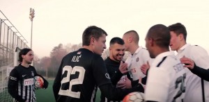 CRNO-BELI IZAZOV: Zanimljivo takmičenje i veštine fudbalera koje će oduševiti navijače Partizana (VIDEO)