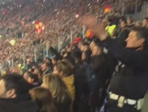 POTPUNI HIT: Policajac upao u ekstazu zbog pobede Rome u derbiju protiv Lacija! (VIDEO)