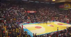 TO SE I OČEKIVALO: Dvorana ‘Aleksandar Nikolić’ je puna, Makabi čeka ‘pakao’ (VIDEO)