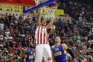 MELEM ZA OČI: Pogledajte sva NBA zakucavanja igrača Crvene zvezde protiv Makabija (VIDEO)