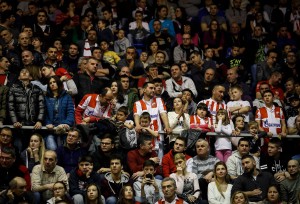 Hrvatski komentator tokom utakmice Crvena zvezda – Zadar