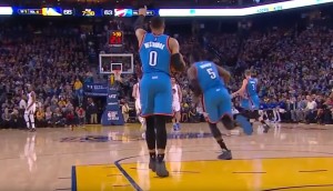 NEVEROVATNO: Koraci Vestbruka previše čak i za NBA ligu (VIDEO)