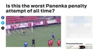 SUPERLIGA U CENTRU PAŽNJE: Svet se smeje neuspelom pokušaju ‘Panjenke’ našeg fudbalera (VIDEO) (FOTO)