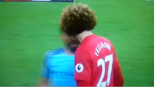 KAO ZIDAN: Felaini glavom ‘patosirao’ Aguera (VIDEO)