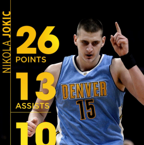 ISPISIVANJE ISTORIJE: Niko kao Jokić! Srbin srušio novi rekord, Amerima će to baš teško pasti (VIDEO)