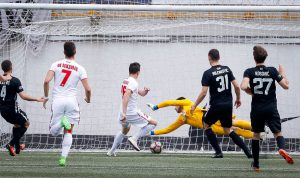 IZNENAĐENJE NA ‘KROVU’: Voždovac vodi protiv Partizana (VIDEO)