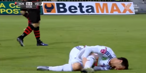 APSOLUTNI HIT: Lazović se valjao po terenu k’o metkom pogođen, Mađari se šale na račun Srbina (VIDEO)