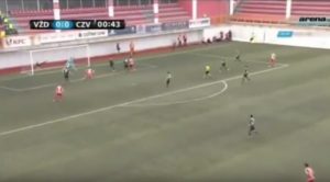 POPOVIĆ KAO BUFON: Izvanredna odbrana golmana Voždovca iz prve akcije Zvezde (VIDEO)