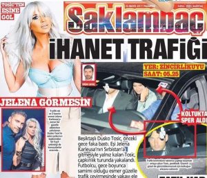 SKANDAL U TURSKOJ: Mediji objavili ‘aferu’ Tošića, oglasila se i poznata pevačica (FOTO)