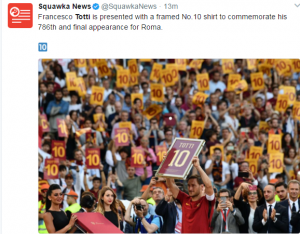 ‘VULKAN EMOCIJA’: Zaplakao je Toti, plakao je ceo stadion (VIDEO)